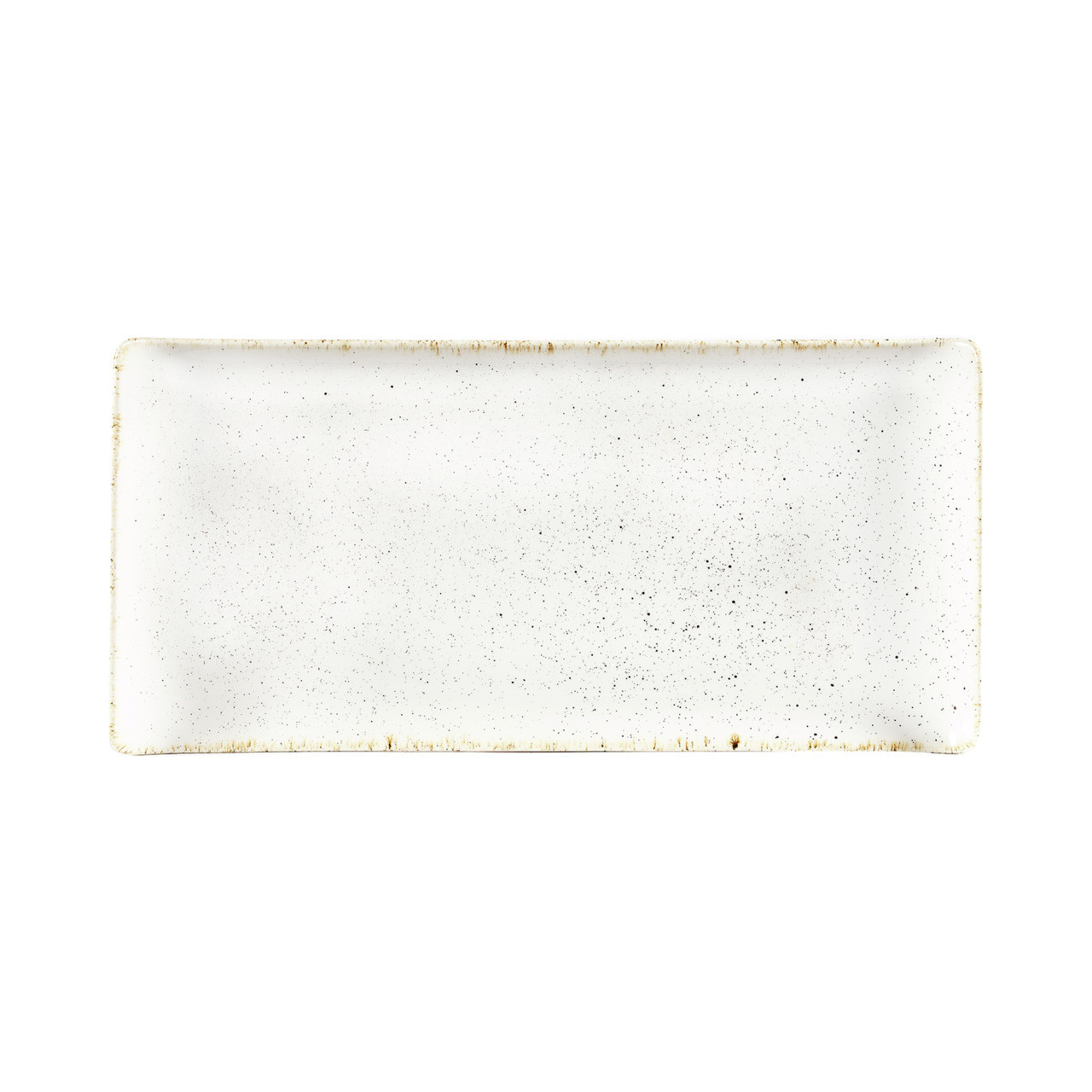 Stonecast, Buffet-Tablett rechteckig 300 x 145 mm Barley White